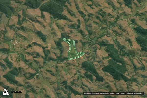 Imagem de satélite — Fazenda da Grama - Barra do Piraí/RJ