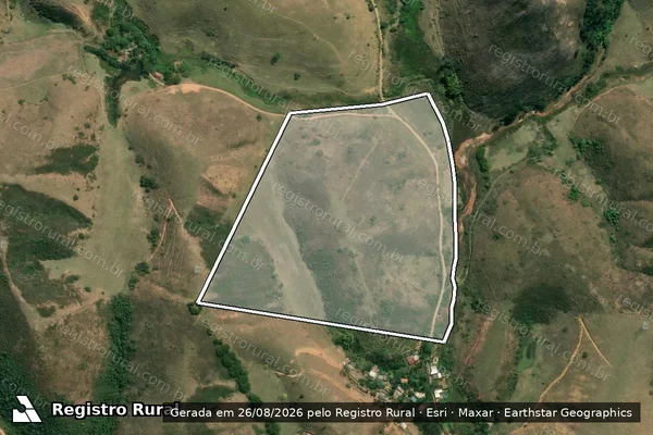 Imagem de satélite — FAZENDA CONCEIÇÃO - Barra Mansa/RJ