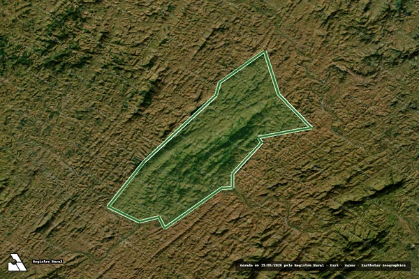 Imagem de satélite — Imóvel Rural de 55.885,39 ha - Cambuci/RJ
