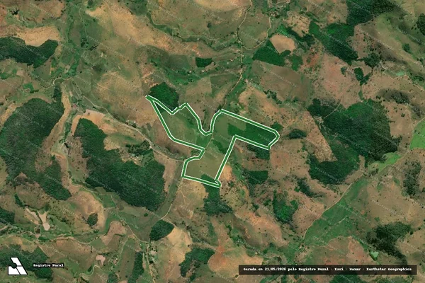 Imagem de satélite — LAGINHA / SÃO LOURENÇO - Cambuci/RJ