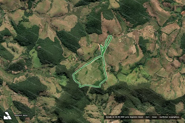 Imagem de satélite — Fazenda Vargem LInda - Carmo/RJ