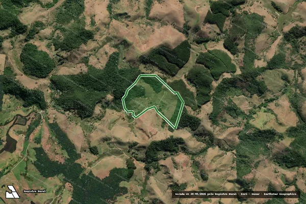 Imagem de satélite — FAZENDA INDEPENDENCIA - Cordeiro/RJ