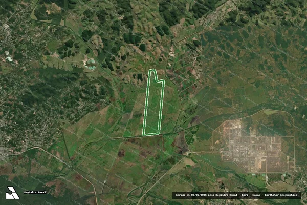 Imagem de satélite — Fazenda Harmonia - Guapimirim/RJ