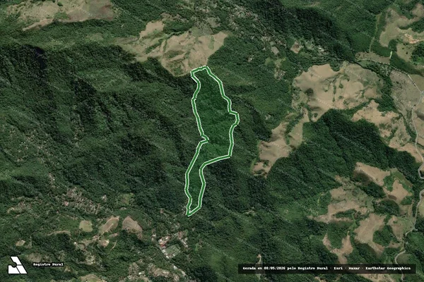 Imagem de satélite — Arunachala Ramanada - Itatiaia/RJ