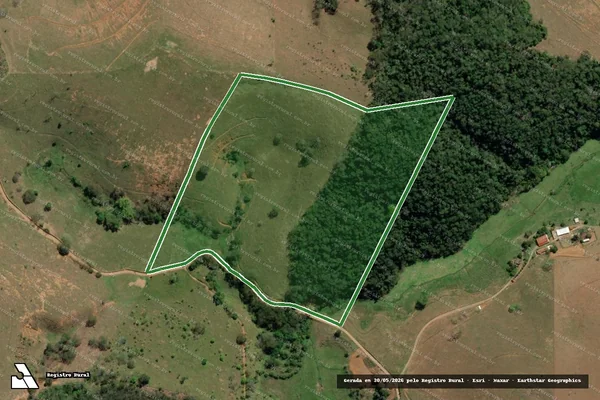 Imagem de satélite — FAZENDA PORTELA - Laje do Muriaé/RJ