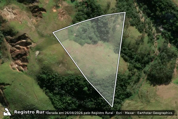 Imagem de satélite — FAZENDA PONTE DA ONÇA - Mendes/RJ