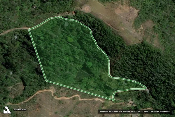 Imagem de satélite — Imóvel Rural de 6,75 ha - Paracambi/RJ