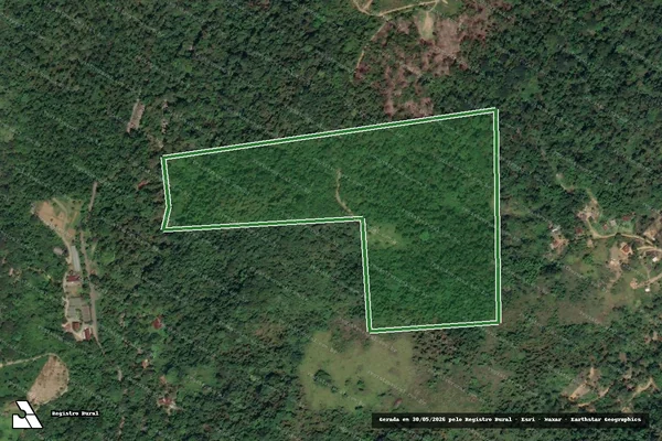 Imagem de satélite — FAZENDA BANANAL - Paraty/RJ