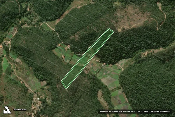 Imagem de satélite — Sítio Jequitibá - Petrópolis/RJ