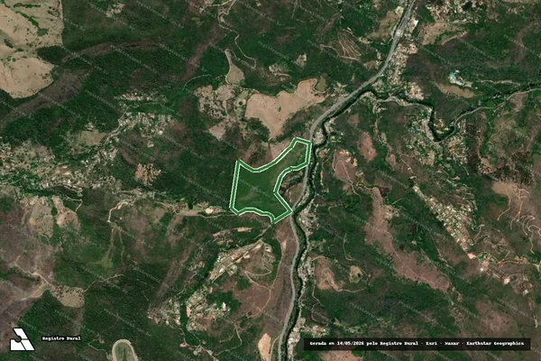 Imagem de satélite — Sitio Santo Antonio do Piabanha - Petrópolis/RJ