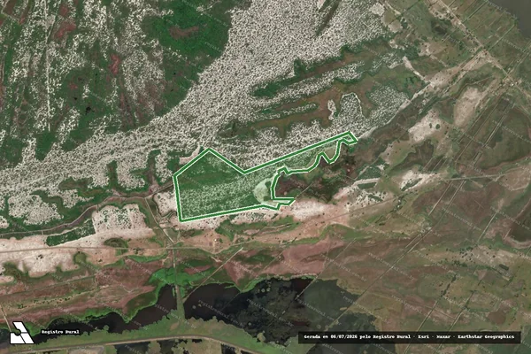 Imagem de satélite — Fazenda dos Terraços Marinhos - Quissamã/RJ