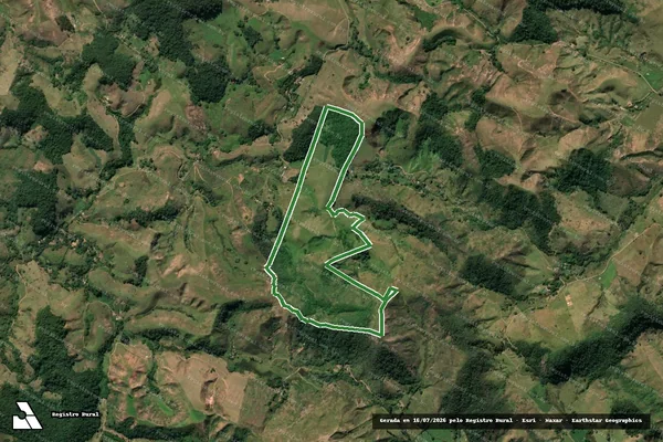 Imagem de satélite — Sítio do Barreiro - Rio das Flores/RJ