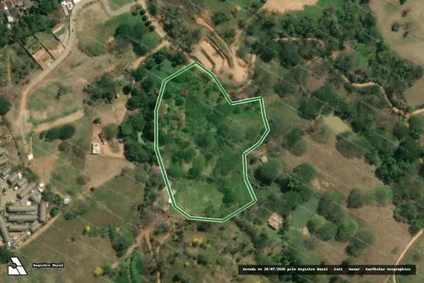 Imagem de satélite — Fazenda da Figueira Gleba A1 - Sapucaia/RJ