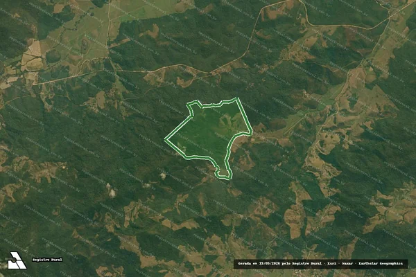Imagem de satélite — Fazenda Canaã - Silva Jardim/RJ