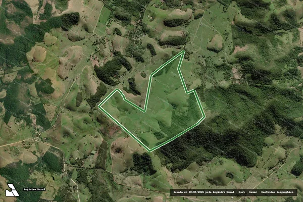 Imagem de satélite — Fazenda WR Mato Alto - Silva Jardim/RJ