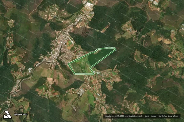 Imagem de satélite — Sítio Irmãs Queiroz - Teresópolis/RJ