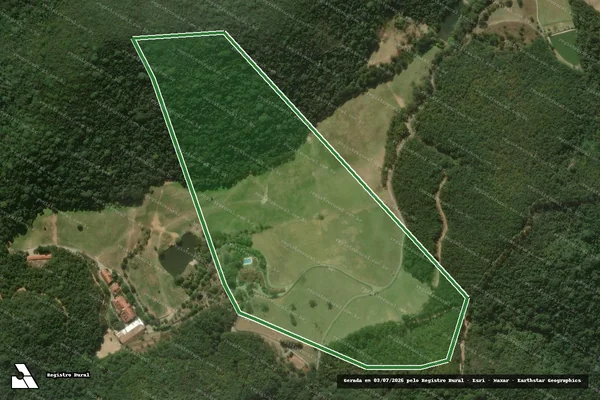 Imagem de satélite — Fazenda Nossa Senhora Aparecida - Teresópolis/RJ