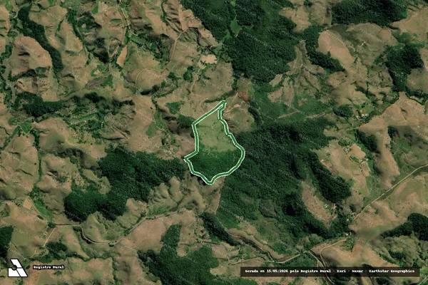 Imagem de satélite — Sitio Santo Antônio da Serra - Valença/RJ