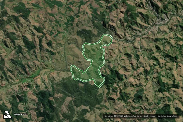 Imagem de satélite — Fazenda São Luiz - Valença/RJ