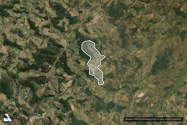 Imagem de satélite — Fazenda Boa Vista - Varre-Sai/RJ