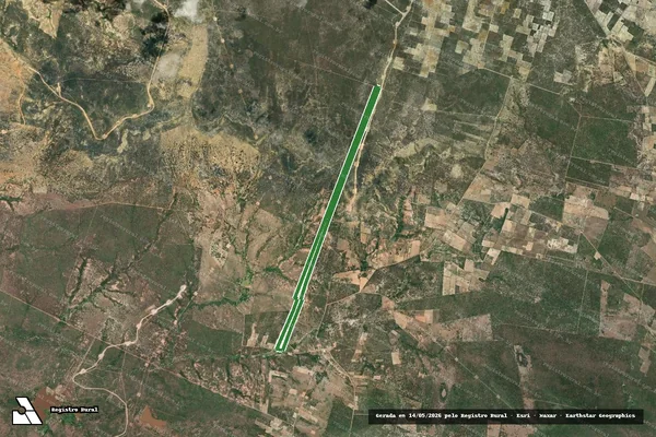 Imagem de satélite — FAZENDA IGUATU — Pedro Avelino/RN