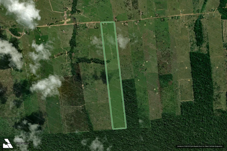 Imagem aérea do item B