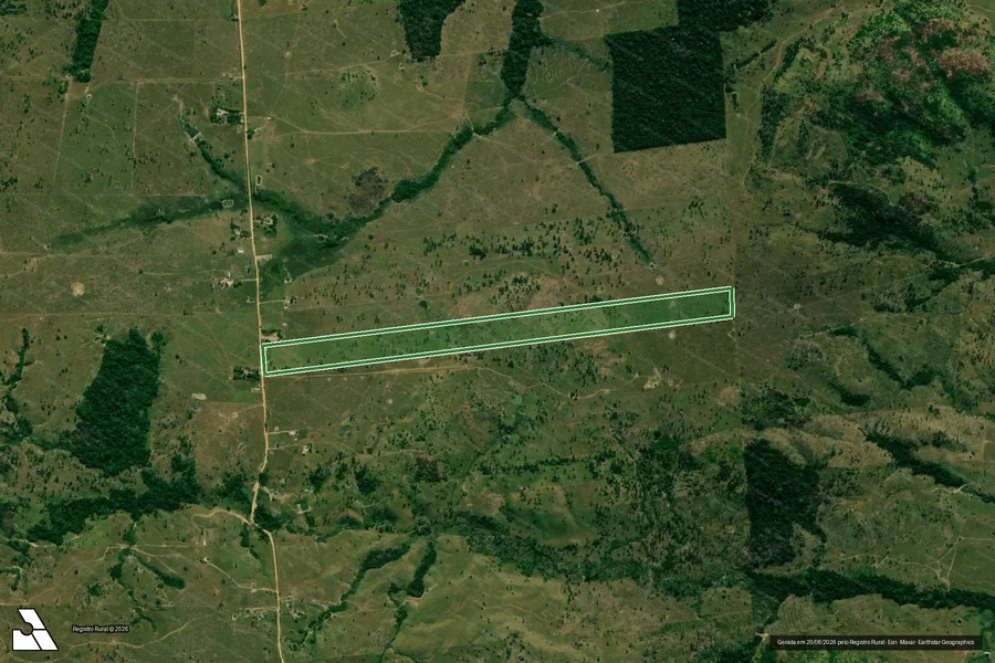 Imagem aérea do item B