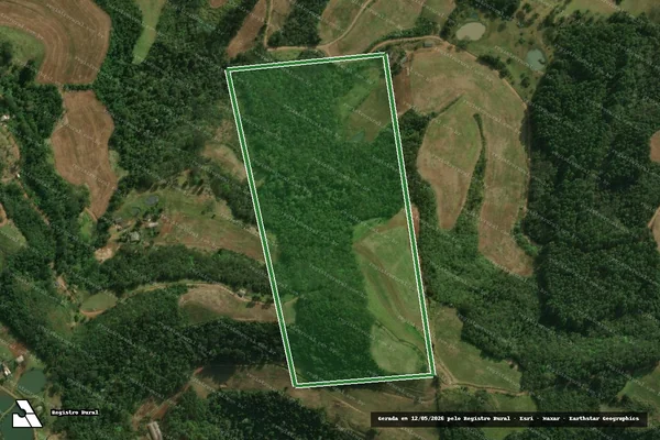 Imagem de satélite — PARTE DO LOTE RURAL NUMERO 43 - Guaraciaba/SC