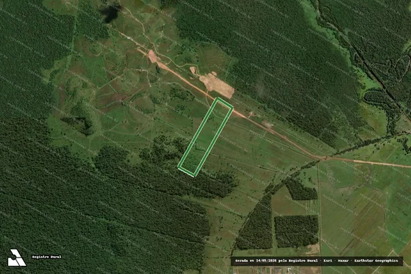 Imagem de satélite — Imóvel Rural de 22,08 ha - Guaramirim/SC