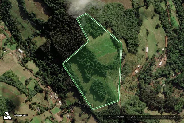 Imagem de satélite — Imóvel Rural de 16,10 ha - Ibiam/SC