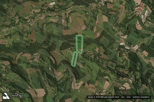 Imagem de satélite — Davi Marcon (14.532) - Lacerdópolis/SC