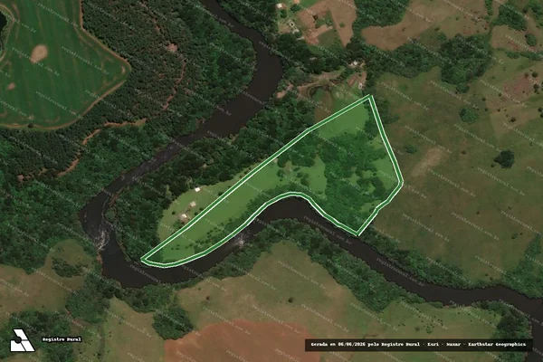 Imagem de satélite — SITIO RIO DO CAVEIRAS - Lages/SC