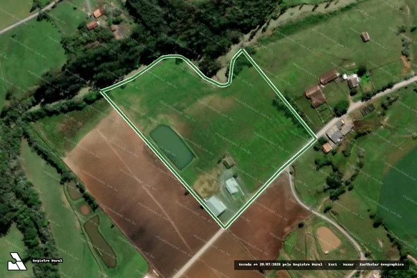 Imagem de satélite — Imóvel Rural de 4,47 ha - Petrolândia/SC