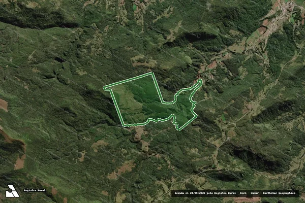 Imagem de satélite — Fazenda Rufino MGP - Rio Rufino/SC