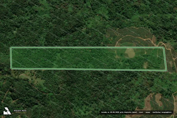 Imagem de satélite — Imóvel Rural de 17,89 ha - São Bento do Sul/SC