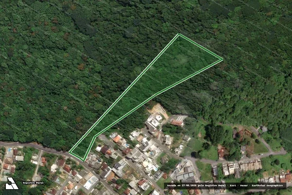 Imagem de satélite — Imóvel Rural de 1,80 ha - São José/SC