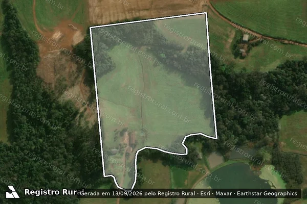 Imagem de satélite — PARTE DO LOTE RURAL 235 - São José do Cedro/SC