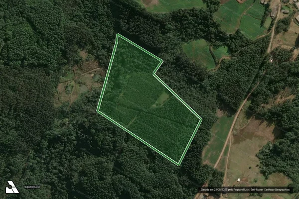 Imagem de satélite — Imóvel Rural de 12,26 ha - Xaxim/SC