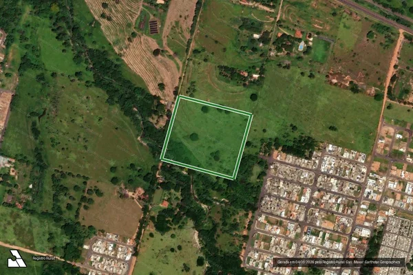Imagem de satélite — FAZENDA SÃO MANOEL - Dracena/SP