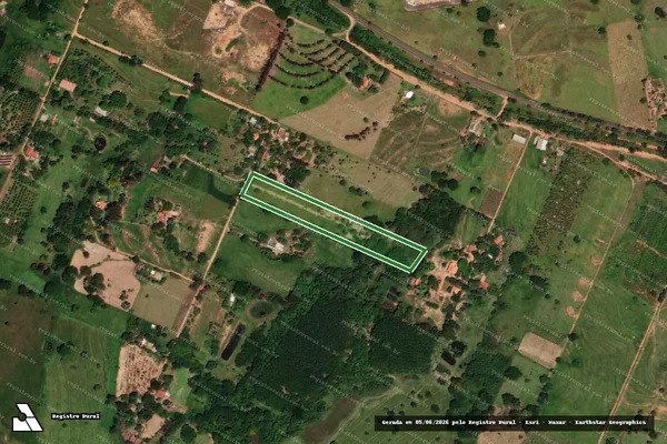 Imagem de satélite — Chacar Sol Nascente - Dracena/SP