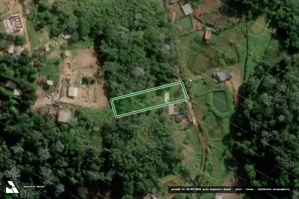 Imagem de satélite — Imóvel Rural de 0,16 ha - Ferraz de Vasconcelos/SP