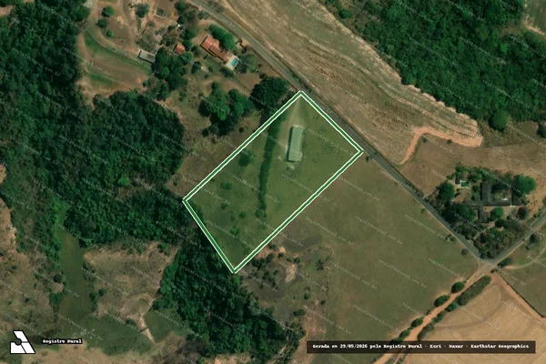 Imagem de satélite — Imóvel Rural de 2,10 ha - Ipeúna/SP