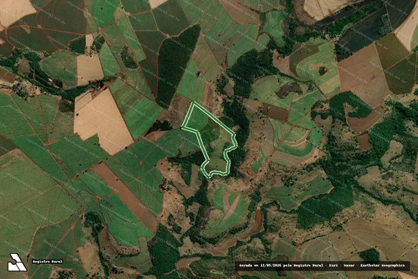 Imagem de satélite — SÍTIO SÃO JUDAS - Jeriquara/SP