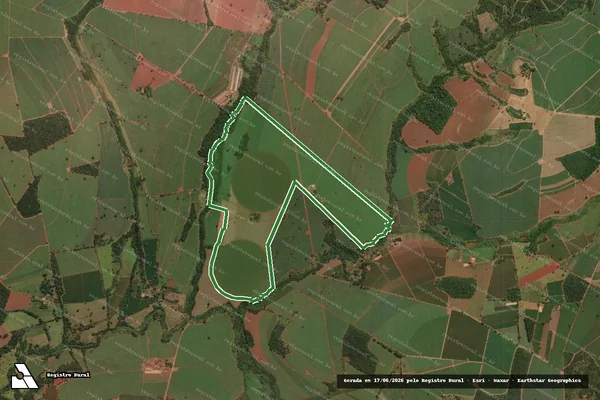Imagem de satélite — FAZENDA SANTA MARIA - Pedregulho/SP