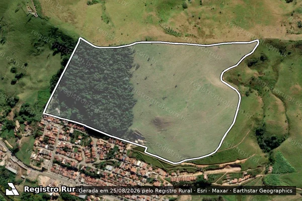 Imagem de satélite — Imóvel Rural de 33,55 ha - Piquete/SP