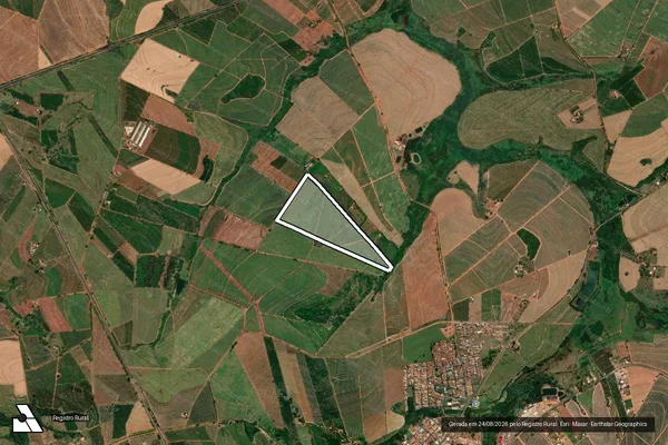 Imagem de satélite — FAZENDA BAIXADA - Pirangi/SP