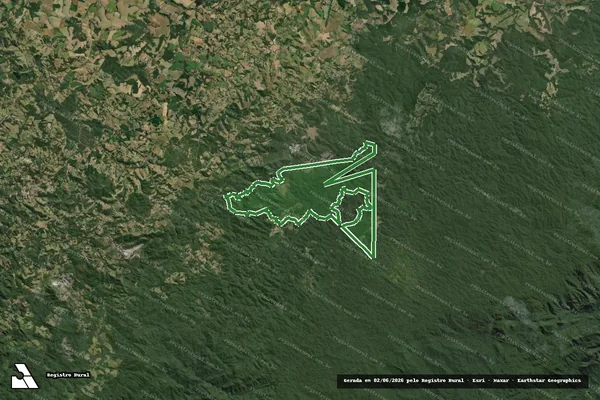 Imagem de satélite — Fazenda Guapiara I - Ribeirão Grande/SP