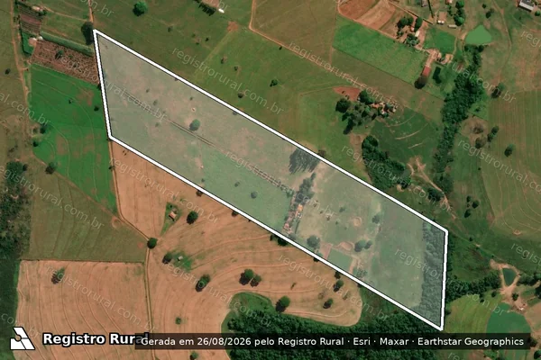 Imagem de satélite — Estância Nabela - Taciba/SP