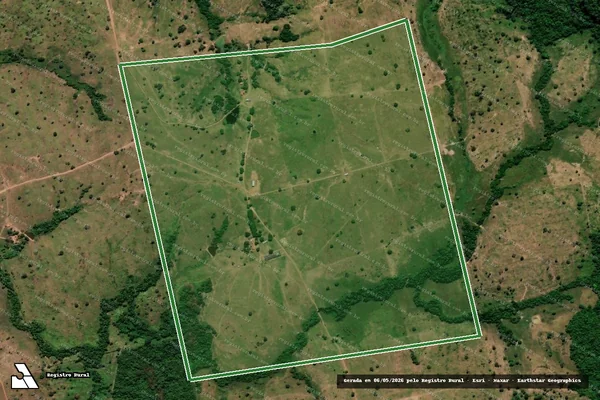 Imagem de satélite — FAZENDA CACHOEIRA DA SERRA I - Muricilândia/TO