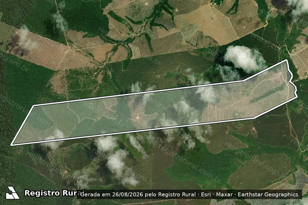 Imagem de satélite de Fazenda Planicie em ITINGA DO MARANHÃO - MA